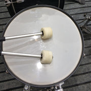 Accessori per percussioni Bacchette antiscivolo in feltro di lana in acciaio inossidabile Esercitati a suonare i martelli della grancassa, Drum Hammers