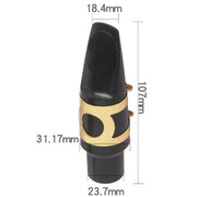 Bocchino per sassofono + clip per cappello Accessori per strumenti a fiato, Tenor, Alto, Treble