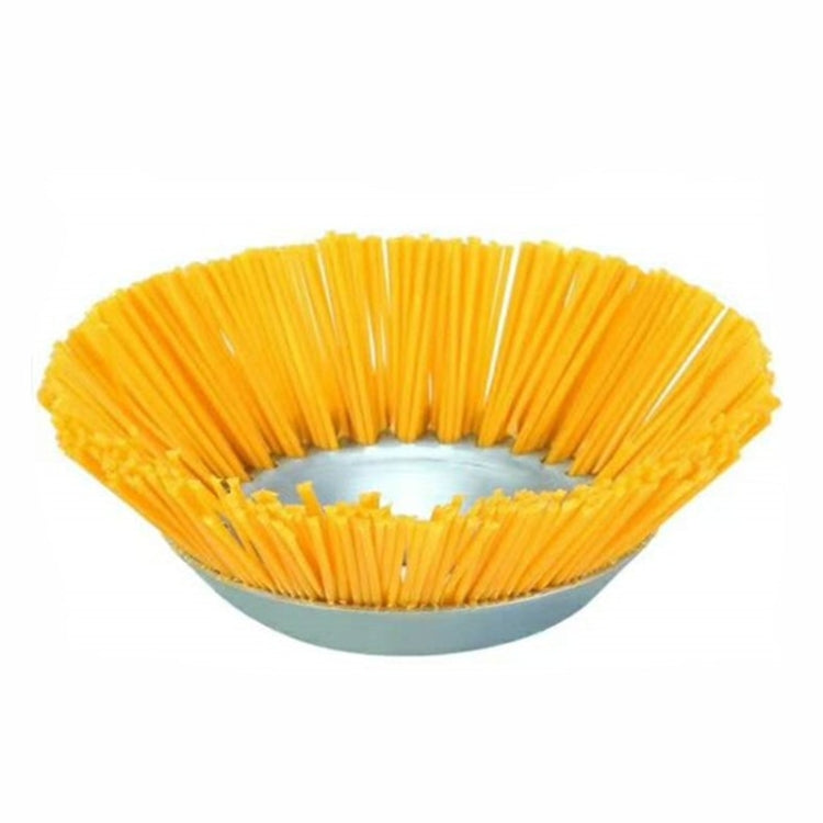 Spazzola per diserbo a forma di ciotola con testa per diserbo in filo di nylon da 8 pollici, 8 Inch Weeding Brush