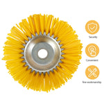 Spazzola per diserbo a forma di ciotola con testa per diserbo in filo di nylon da 8 pollici, 8 Inch Weeding Brush