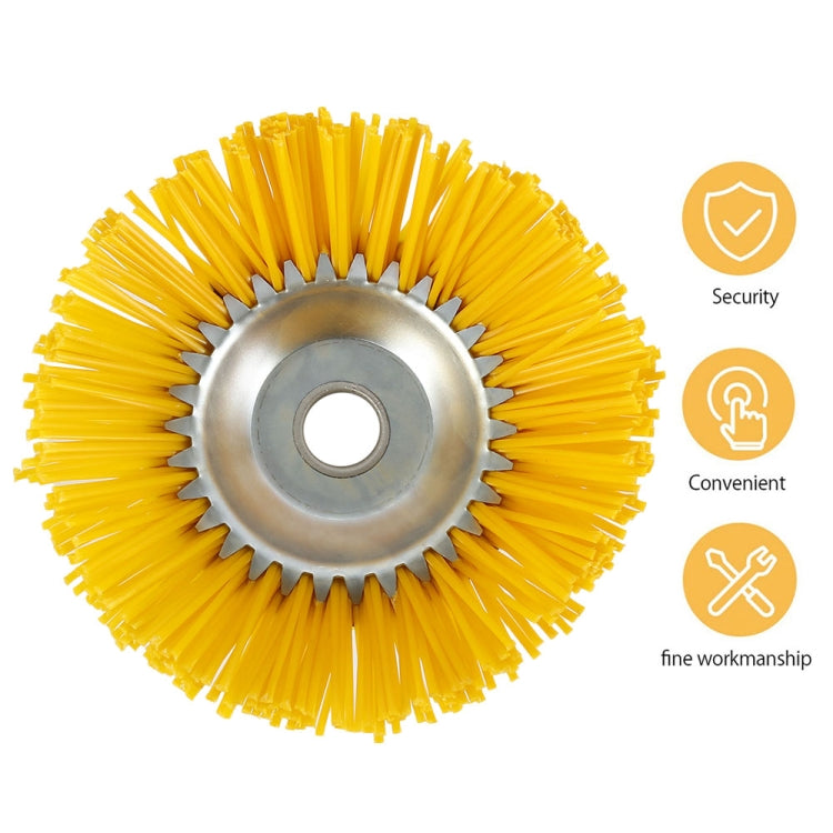 Spazzola per diserbo a forma di ciotola con testa per diserbo in filo di nylon da 8 pollici, 8 Inch Weeding Brush