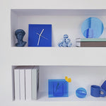 Puntelli per foto ornamentali per sfondo da studio, Translucent Blue Round Sheet, Translucent Blue Cross Circle, Blue Round Acrylic Ornament, Blue Square Acrylic Ornament, Acrylic Clock, Translucent Acrylic Clock, Blue Ball Rubik Cube, Blue Plaster    ...
