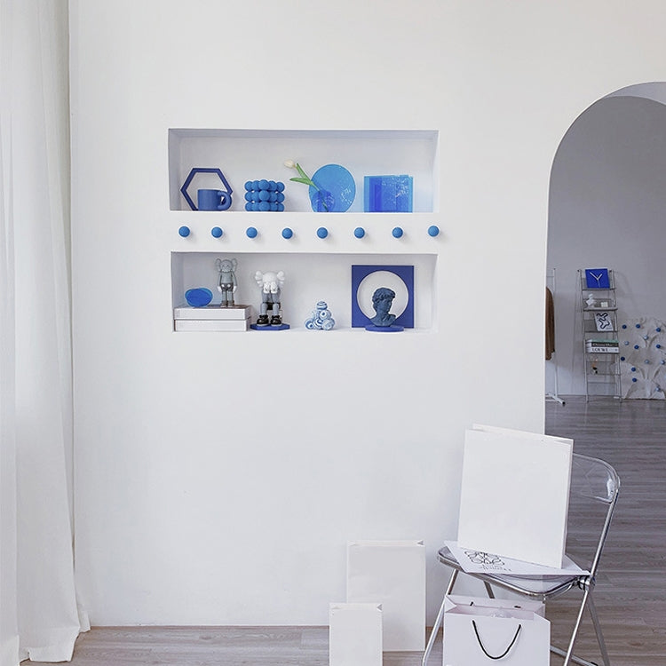 Puntelli per foto ornamentali per sfondo da studio, Translucent Blue Round Sheet, Translucent Blue Cross Circle, Blue Round Acrylic Ornament, Blue Square Acrylic Ornament, Acrylic Clock, Translucent Acrylic Clock, Blue Ball Rubik Cube, Blue Plaster    ...