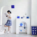 Puntelli per foto ornamentali per sfondo da studio, Translucent Blue Round Sheet, Translucent Blue Cross Circle, Blue Round Acrylic Ornament, Blue Square Acrylic Ornament, Acrylic Clock, Translucent Acrylic Clock, Blue Ball Rubik Cube, Blue Plaster    ...