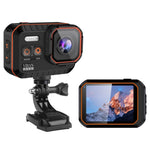 SC002-12 Videocamera per sport all'aria aperta 4K Mini videocamera impermeabile per immersioni subacquee WiFi, Black