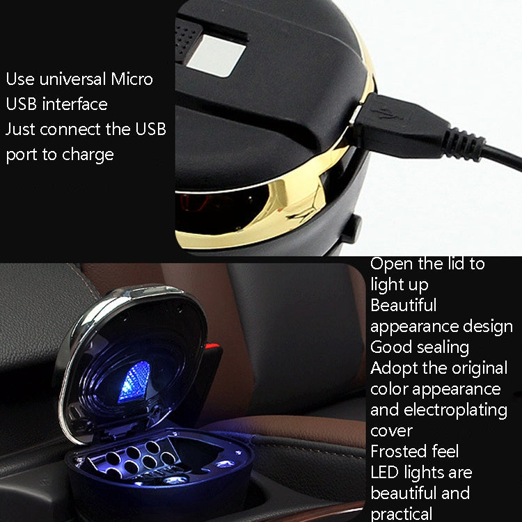 Posacenere per auto N09C con lampada e posacenere per auto, N09C