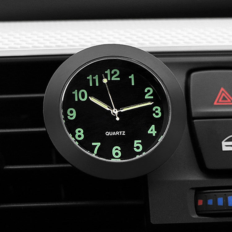 Orologio da auto con luce notturna, orologio elettronico, decorazione per auto al quarzo