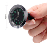 Orologio da auto con luce notturna, orologio elettronico, decorazione per auto al quarzo