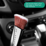 2 PCS Spazzola per la pulizia della presa d'aria dell'aria condizionata per auto Strumento per la pulizia degli interni dell'auto Polvere Spazzola per capelli morbida, Soft Hair Brush