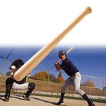 Mazza da baseball in legno massello resistente, 54cm, 64cm, 74cm, 84cm
