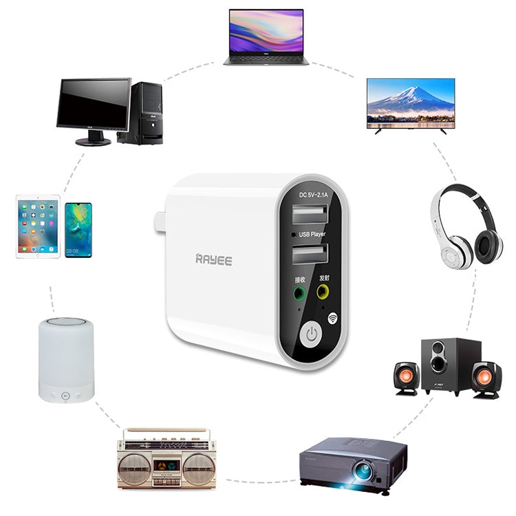 Telecomando RAYEE K8 Bluetooth 5.0 ricevitore e trasmettitore