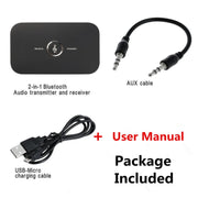 Ricevitore e trasmettitore audio wireless adattatore Bluetooth 5.0 B6