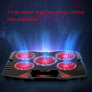 ICE COOREL K5 Staffa di raffreddamento per computer con radiatore per laptop, Standard Version (Black Red), Standard Version (Black Blue), Touch Version (Black Red), Touch Version (Black Blue)