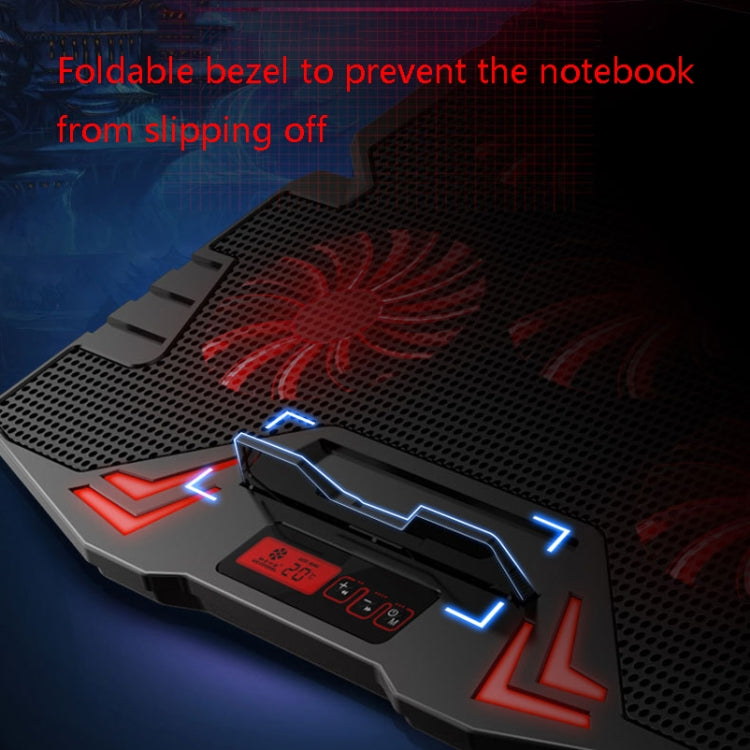 ICE COOREL K5 Staffa di raffreddamento per computer con radiatore per laptop, Standard Version (Black Red), Standard Version (Black Blue), Touch Version (Black Red), Touch Version (Black Blue)