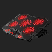 ICE COOREL K5 Staffa di raffreddamento per computer con radiatore per laptop, Standard Version (Black Red), Standard Version (Black Blue), Touch Version (Black Red), Touch Version (Black Blue)