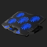 ICE COOREL K5 Staffa di raffreddamento per computer con radiatore per laptop, Standard Version (Black Red), Standard Version (Black Blue), Touch Version (Black Red), Touch Version (Black Blue)