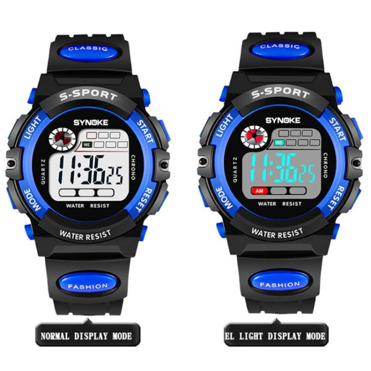 SYNOKE 99269 Orologio digitale impermeabile sportivo per bambini, Large (Blue), Large (Yellow), Large (Red), Large (Gray), Large (Orange), Small (Blue), Small (Yellow), Small (Red), Small (Pink), Small (Orange)