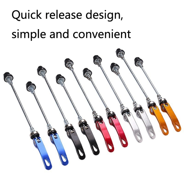 3 set mozzo per mountain bike BG-M5147 con leva a sgancio rapido lunga, 3 Sets M5147 Black, 3 Sets M5147 Red, 3 Sets M5147 Blue, 3 Sets M5147 Silver, 3 Sets M5147 Gold