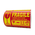 Attenzione Attenzione Imballaggio Trasporto Etichetta adesiva Adesivi fragili, 127x76mm
