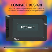 VEIKK VK1060 La tavola da pittura elettronica per tablet dipinta a mano può essere collegata al telefono cellulare, VK1060