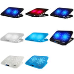 ICE COOREL N106 Radiatore di regolazione della base per laptop Staffa di raffreddamento per notebook a doppia ventola, Standard Version (Blue Light), Standard Version (Red Light), Luxury Version (Knight Dark), Luxury Version (Ivory White)              ...