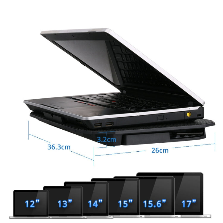 ICE COOREL N106 Radiatore di regolazione della base per laptop Staffa di raffreddamento per notebook a doppia ventola, Standard Version (Blue Light), Standard Version (Red Light), Luxury Version (Knight Dark), Luxury Version (Ivory White)              ...