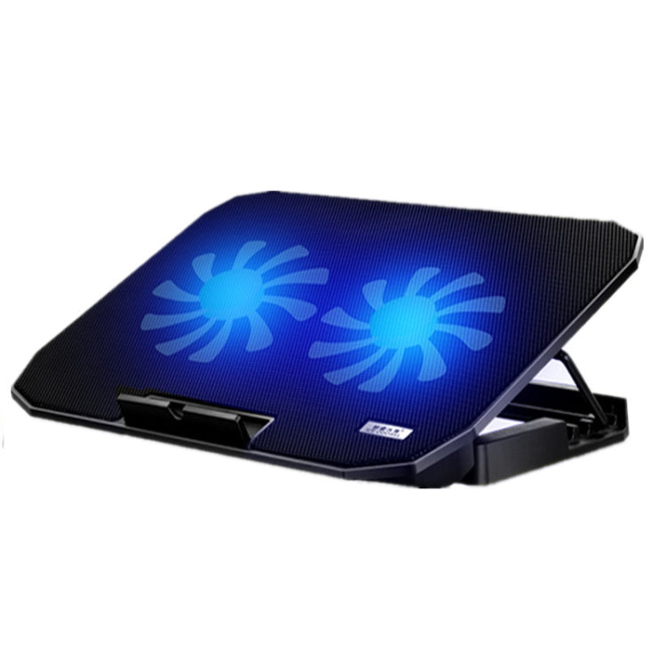 ICE COOREL N106 Radiatore di regolazione della base per laptop Staffa di raffreddamento per notebook a doppia ventola, Standard Version (Blue Light), Standard Version (Red Light), Luxury Version (Knight Dark), Luxury Version (Ivory White)              ...