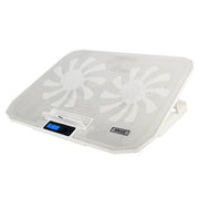ICE COOREL N106 Radiatore di regolazione della base per laptop Staffa di raffreddamento per notebook a doppia ventola, Standard Version (Blue Light), Standard Version (Red Light), Luxury Version (Knight Dark), Luxury Version (Ivory White)              ...