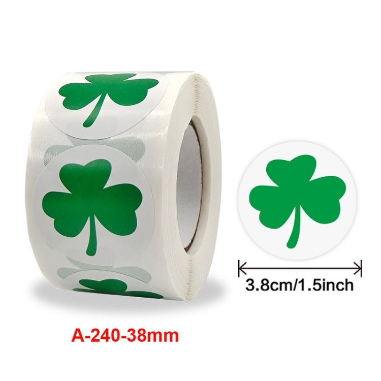 5 adesivi decorativi per sacchetti di imballaggio per eventi di feste di trifoglio, Clover Sticker