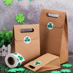 5 adesivi decorativi per sacchetti di imballaggio per eventi di feste di trifoglio, Clover Sticker