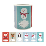 5 pezzi Adesivo decorativo per merce regalo di Natale, A-388, A-389
