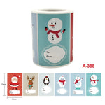 5 pezzi Adesivo decorativo per merce regalo di Natale, A-388, A-389