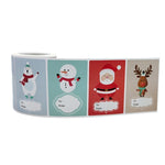 5 pezzi Adesivo decorativo per merce regalo di Natale, A-388, A-389