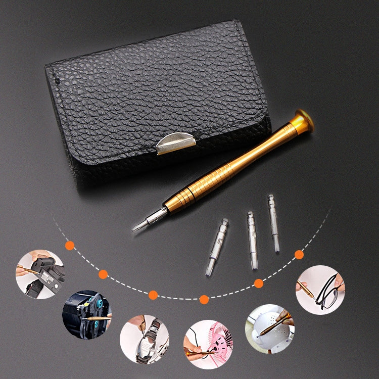 2 Set 25 in 1 Multipurpose Leather Case Manual Screwdriver Set Batch Cell Phone Notebook Repair Tool, 25 in 1(With Magnetic)