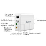 Ricevitore audio Bluetooth RAEYY D80 con ricarica rapida