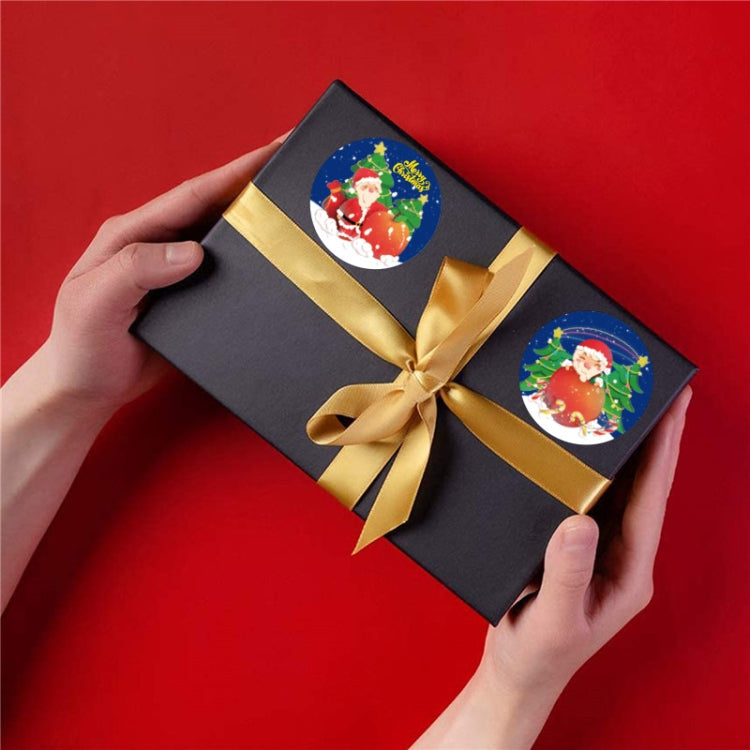5 PCS Adesivi per decorazioni natalizie Etichette per imballaggio per sacchetti regalo, K-126-38