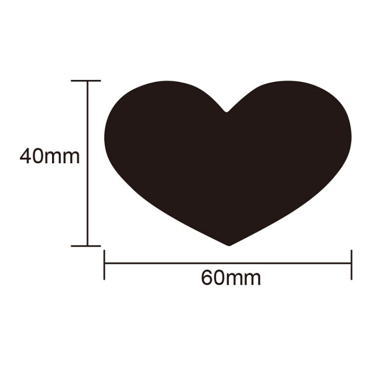 Adesivi cancellabili in PVC da 5 pezzi Adesivi per lavagna da cucina per fare l'amore, 60x40mm