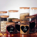Adesivi cancellabili in PVC da 5 pezzi Adesivi per lavagna da cucina per fare l'amore, 60x40mm