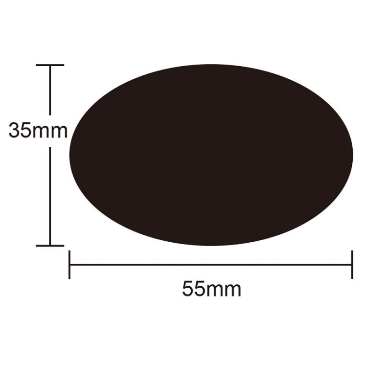 Adesivo per lavagna con etichetta da cucina, adesivo impermeabile rimovibile in PVC da 5 pezzi, 55x35mm