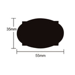 Etichetta per lavagna con decorazione da cucina, adesivo impermeabile rimovibile in PVC da 5 pezzi, 35x55mm