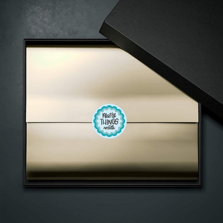 10 pezzi grazie adesivi decorativi sigillanti per buste adesivi decorativi, K-104 Stickers