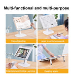 Oatsbasf 03363 Staffa di rialzo per laptop Supporto da tavolo pieghevole portatile multifunzionale