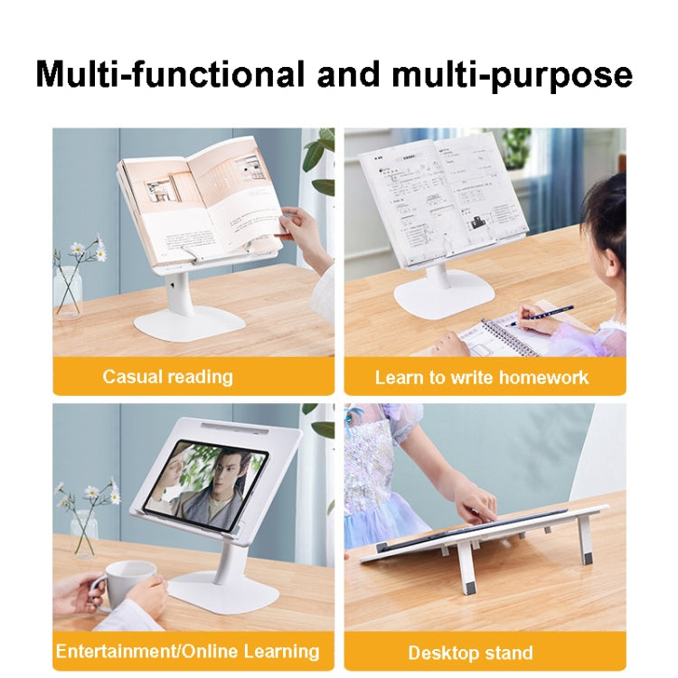 Oatsbasf 03363 Staffa di rialzo per laptop Supporto da tavolo pieghevole portatile multifunzionale
