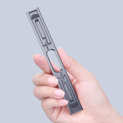 Oatsbasf K01 Supporto per laptop pieghevole con radiatore in lega di alluminio regolabile con base rialzata per desktop