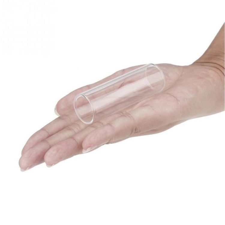 M02219 Barra di scorrimento in plexiglass 4 in 1 + barra di scorrimento in acciaio inossidabile + plettro per chitarra in celluloide + set di scatole di plastica, Plexiglass Slid Bar