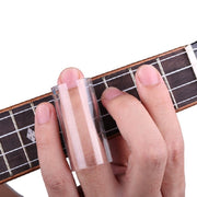 M02219 Barra di scorrimento in plexiglass 4 in 1 + barra di scorrimento in acciaio inossidabile + plettro per chitarra in celluloide + set di scatole di plastica, Plexiglass Slid Bar