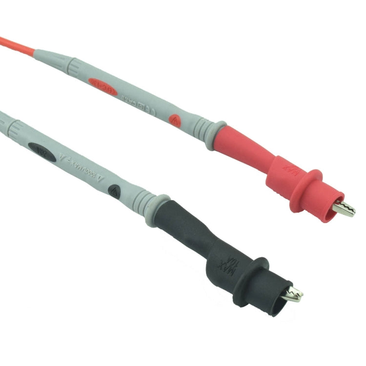 10 paia clip coccodrillo per multimetro con guaina PVC