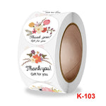 10 pezzi fiore decorato a mano grazie adesivo sigillante adesivo decorazione busta regalo, K-103 Stickers