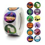 10 pezzi Adesivi giocattolo per bambini di Halloween Decorazione regalo Adesivi sigillanti regalo, 2.5cm / 1 Inch