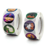 10 pezzi Adesivi giocattolo per bambini di Halloween Decorazione regalo Adesivi sigillanti regalo, 2.5cm / 1 Inch